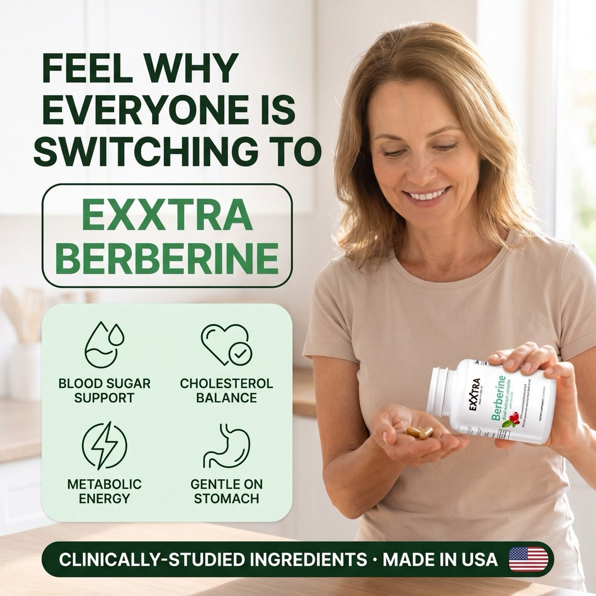 Berberine (97% HCI) (dual-extract complex)
