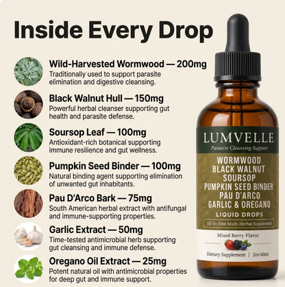 Exxtra Wild-Harvested Wormwood Herbal Drops