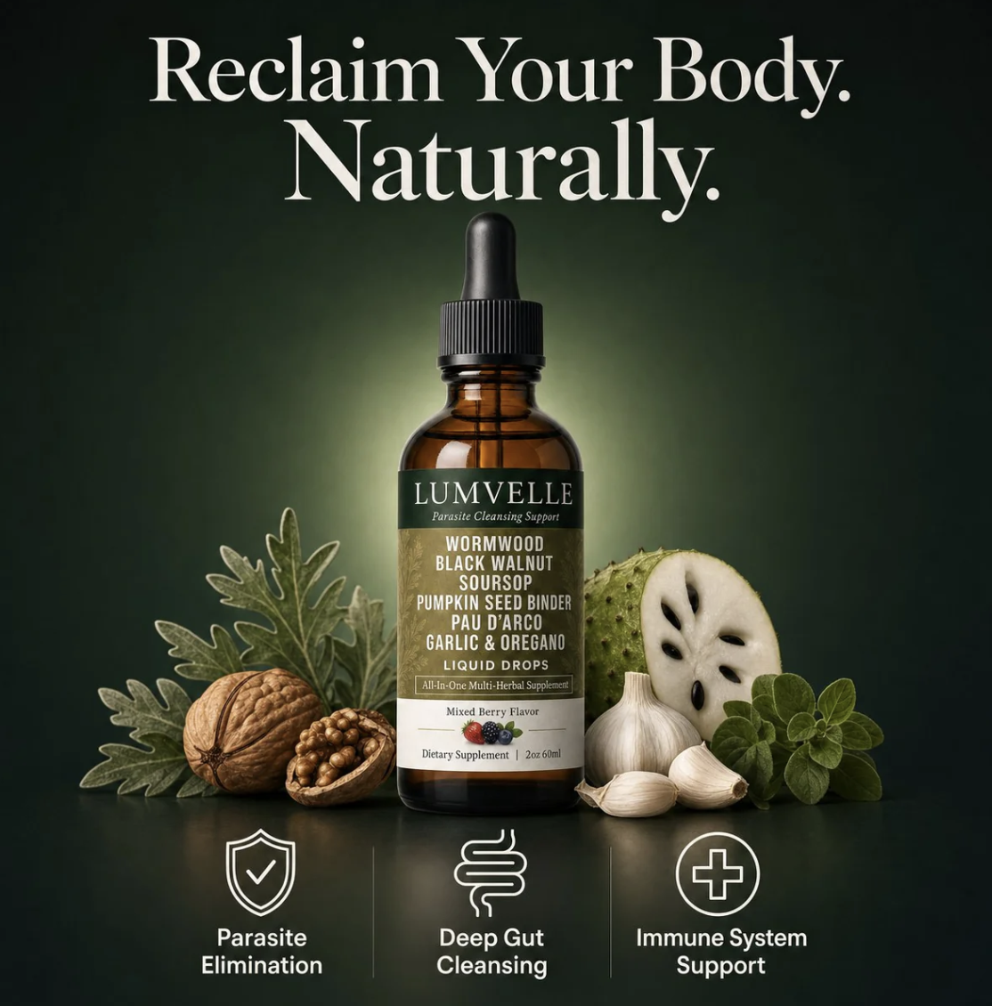 Exxtra Wild-Harvested Wormwood Herbal Drops